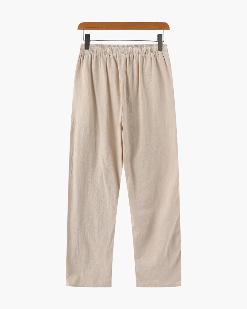 Pantalon en lin Zanzibar (coupe droite)