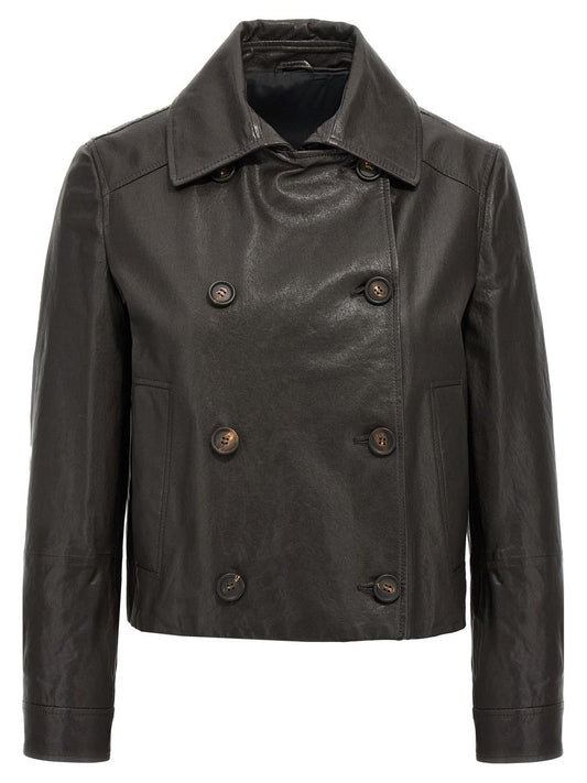 Brunello Cucinelli Cropped Caban