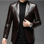 Jaqueta Masculina Gola Lapela Estilo Casual Elegante