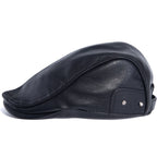 Boina Masculina em Couro Vintage