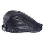 Boina Masculina em Couro Vintage