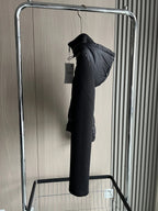 Jaqueta Feminina Leve com Capuz Acolchoada Para o Inverno