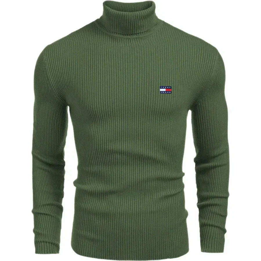 Suéter de Cuello Alto Para Hombre Tommy